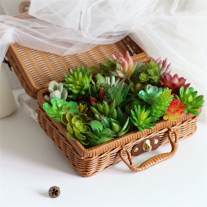2021 Artificial Succulents Pla - Bonsai Garden Mini 评论和价格
