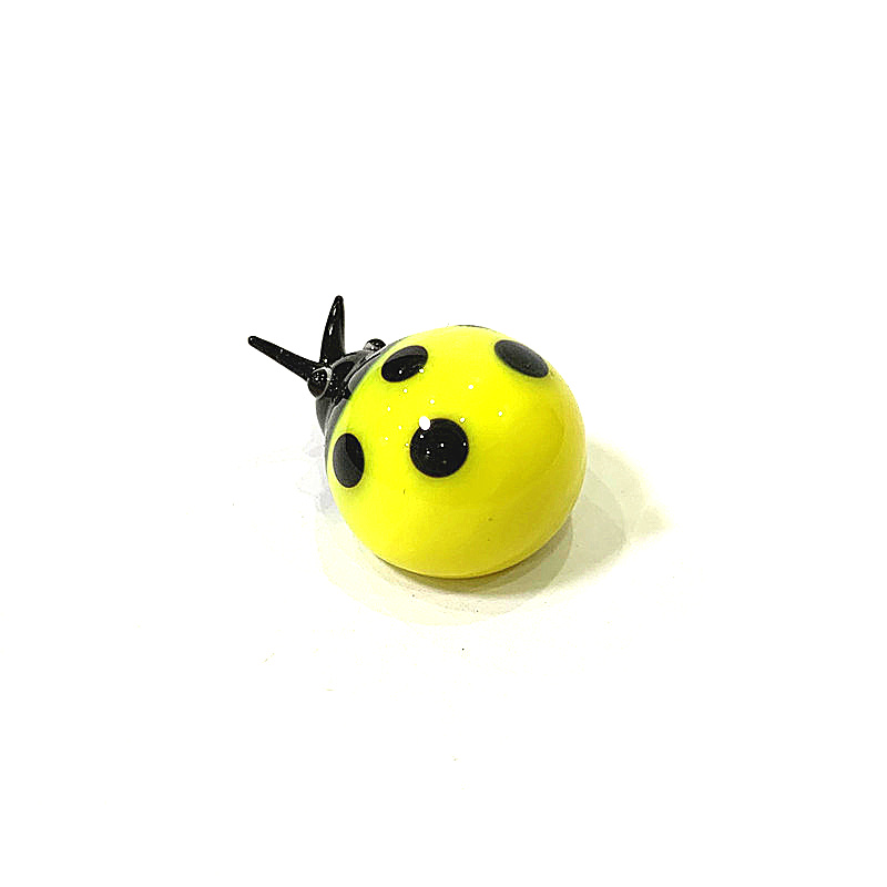 Colorful Mini Glass Ladybug Fi - Bonsai Garden Mini 评论和价格