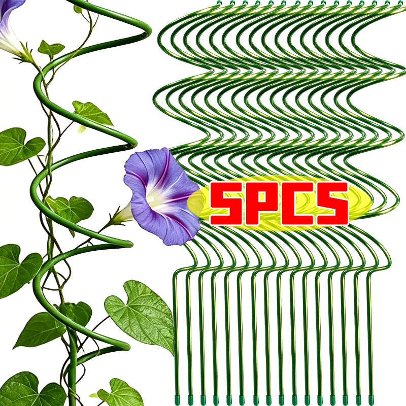 1/5Pcs Spiral Plant Support Ro - Bonsai Garden For Home 评论和价格