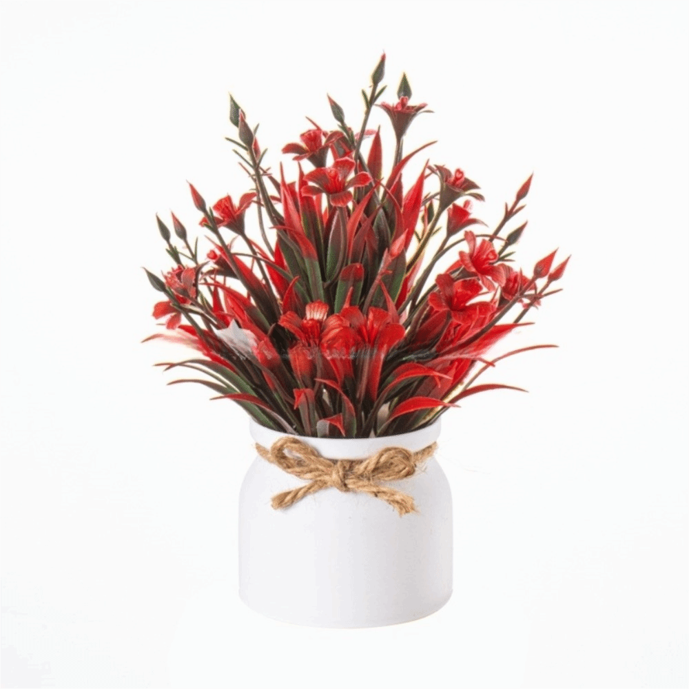 New Fake Potted Flowers Evergr - Bonsai Garden For Home 评论和价格