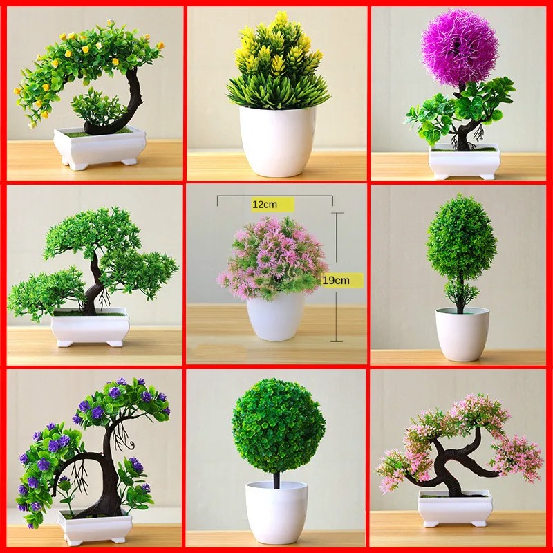 Artificial Small Tree Potted P - Bonsai Garden For Home 评论和价格