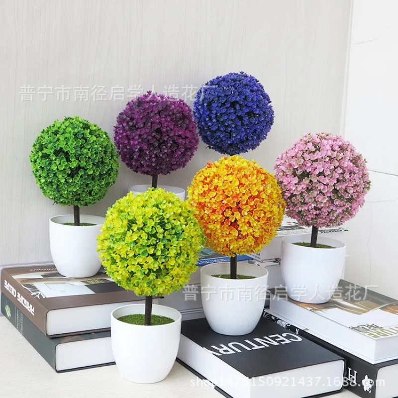 Artificial Small Tree Potted P - Bonsai Garden For Home 评论和价格