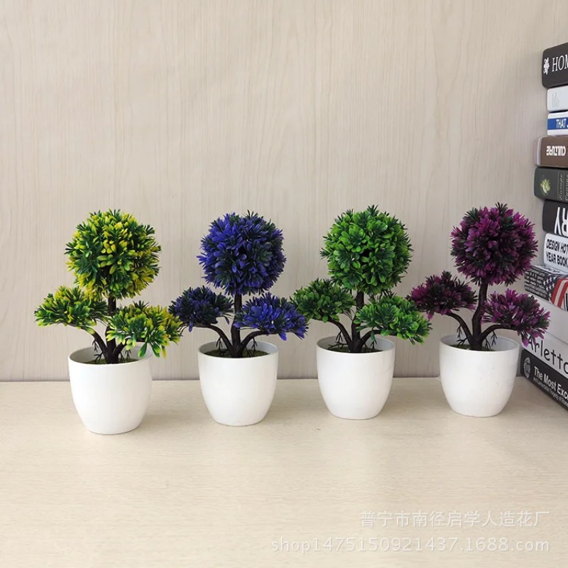 Artificial Small Tree Potted P - Bonsai Garden For Home 评论和价格
